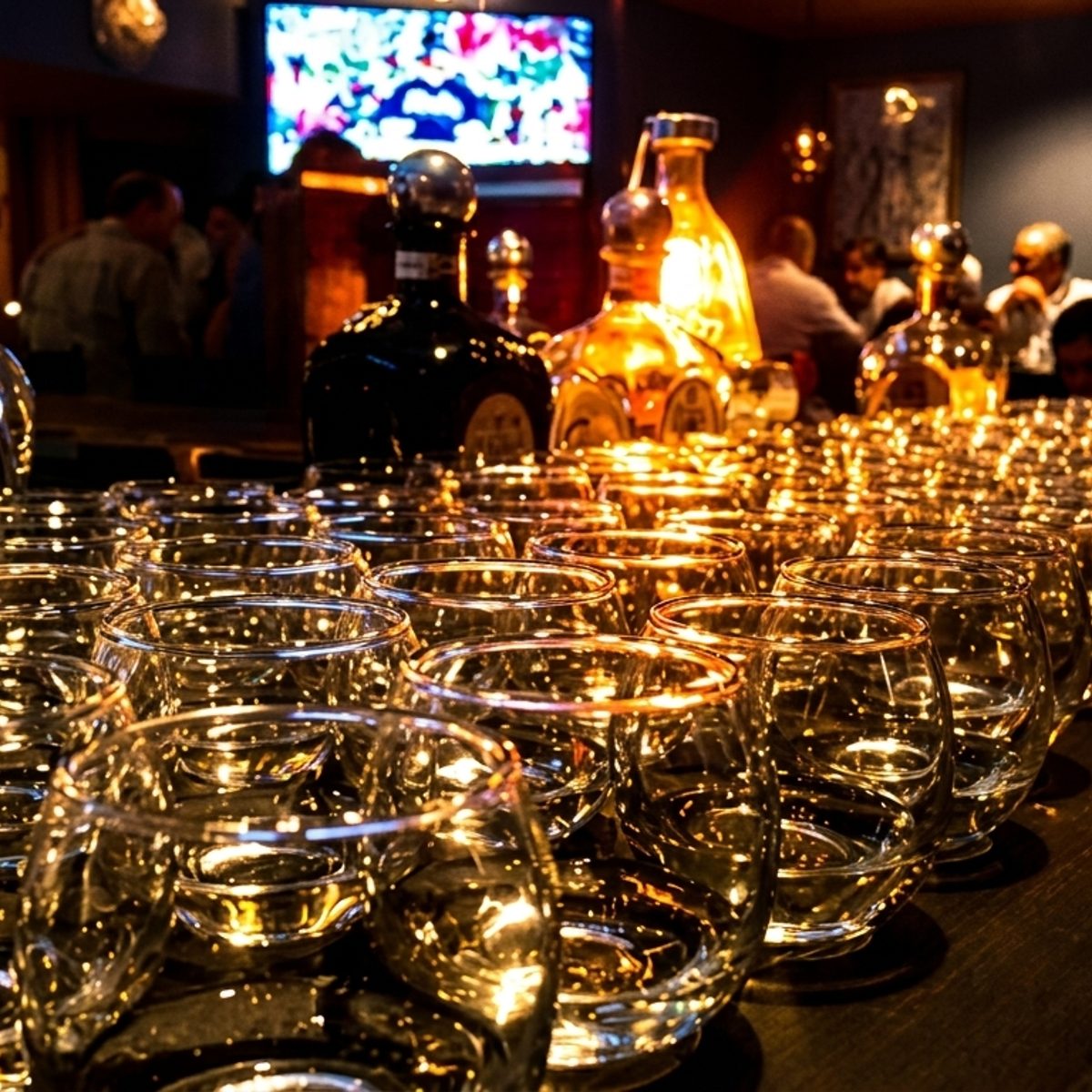 Four courses, five spirits